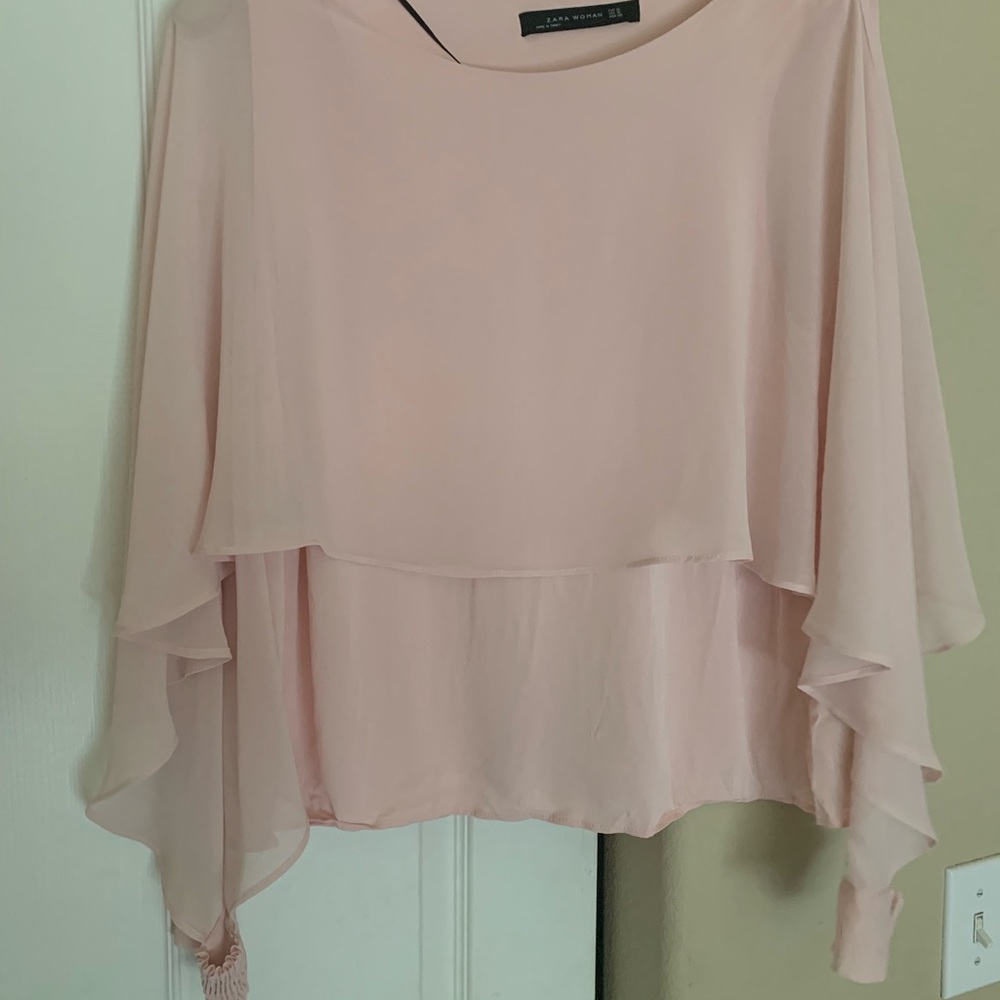 Light pink Zara blouse